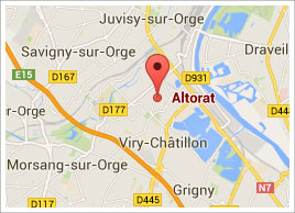 Plan d'accès Google Maps à Altorat